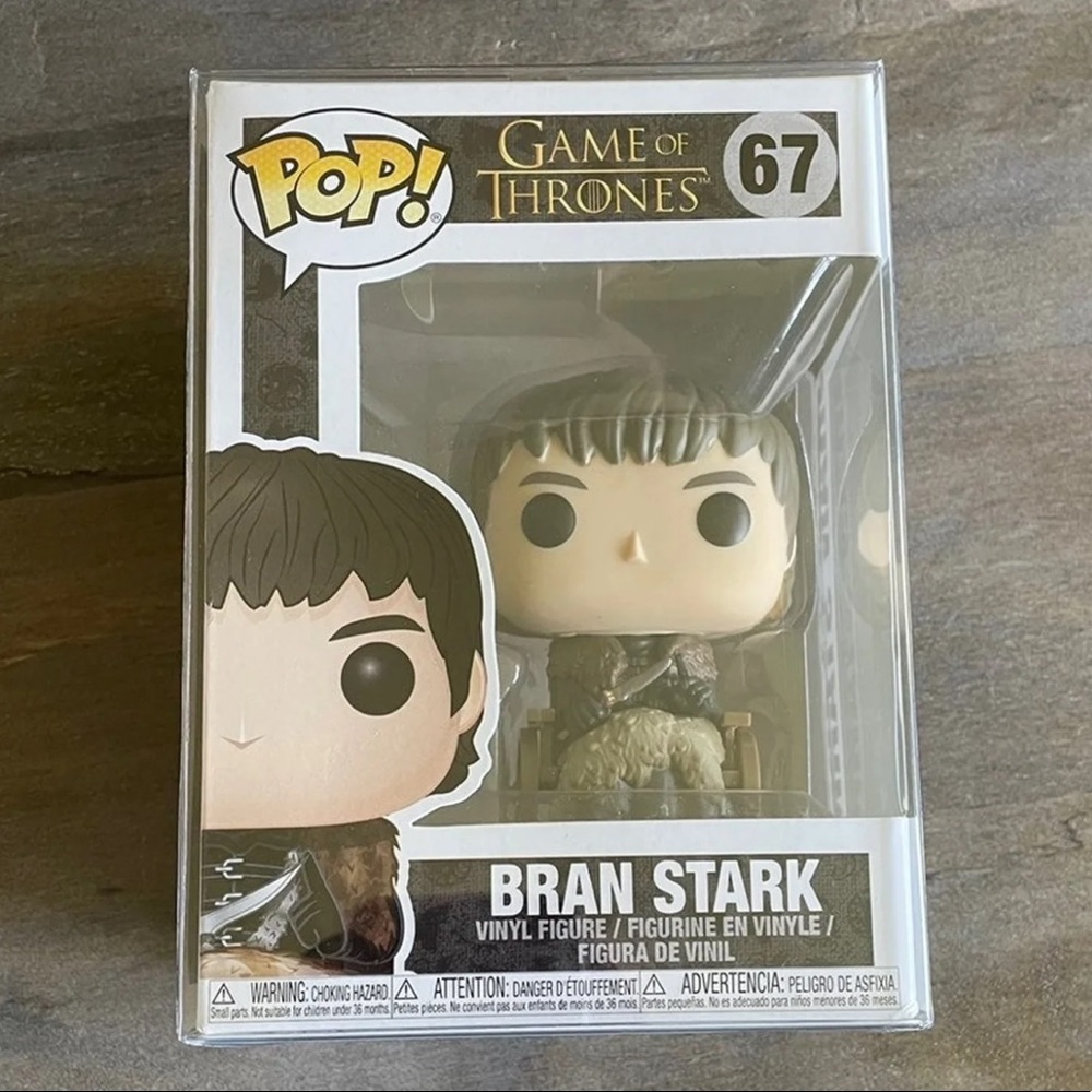 Funko Pop Game of Thrones Bran the broken Stark in Wheelchair NIB! w/ Protector